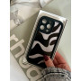 Чохол зебра чорно-білий на iPhone 14 pro